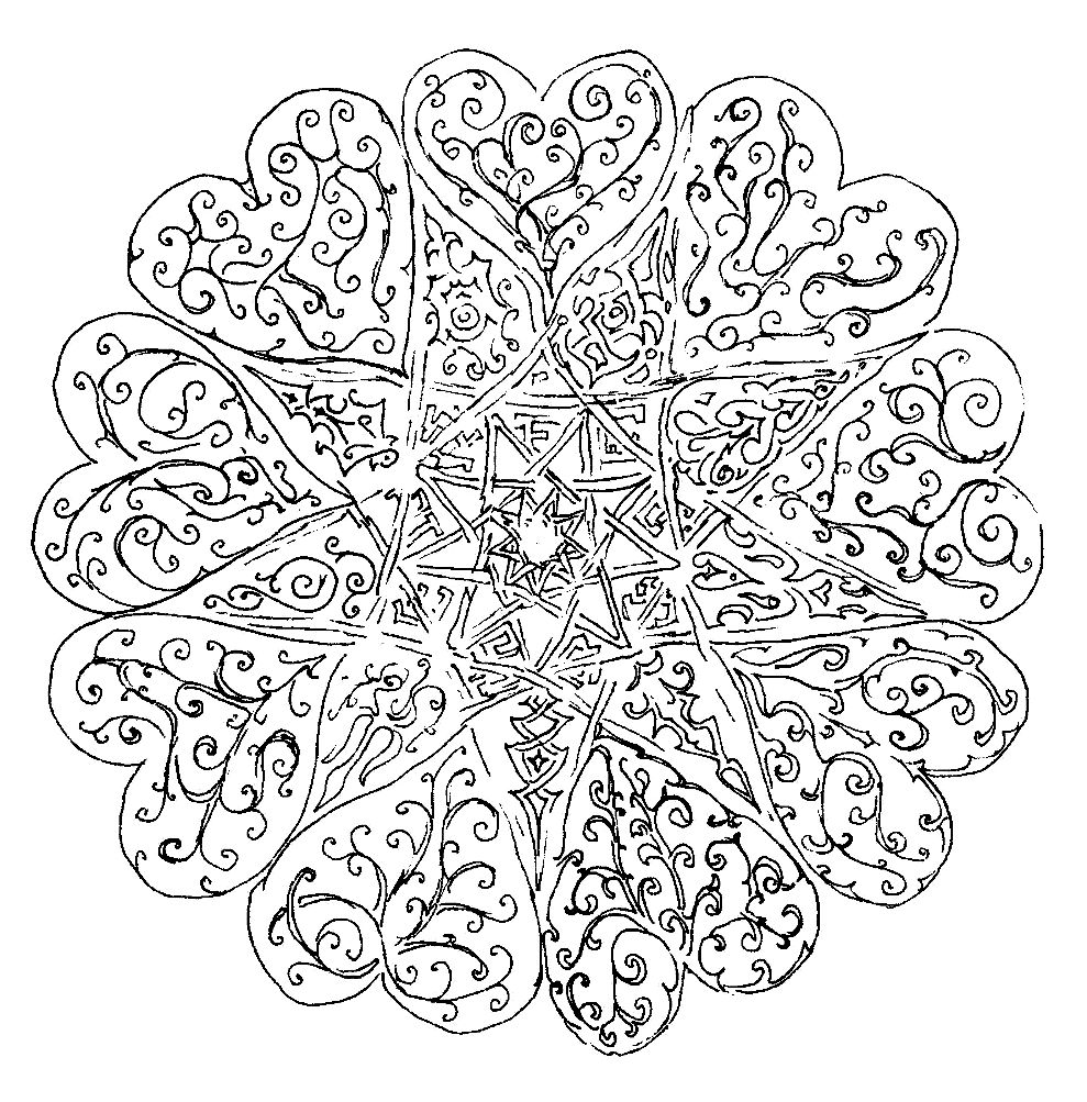 valentine coloring pages advanced - photo #17
